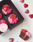 Deluxe Valentine's Day Cupcakes + Cookie